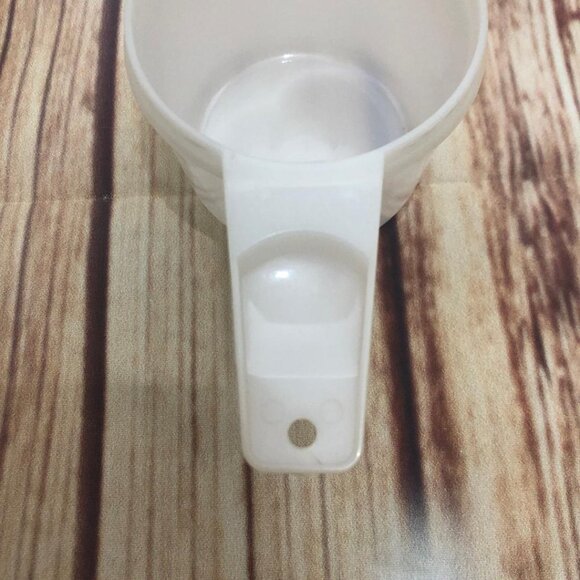 Vintage Tupperware Clear White Nesting Measuring Cup 3/4 CUP Replacement 762-1 - Picture 4 of 10